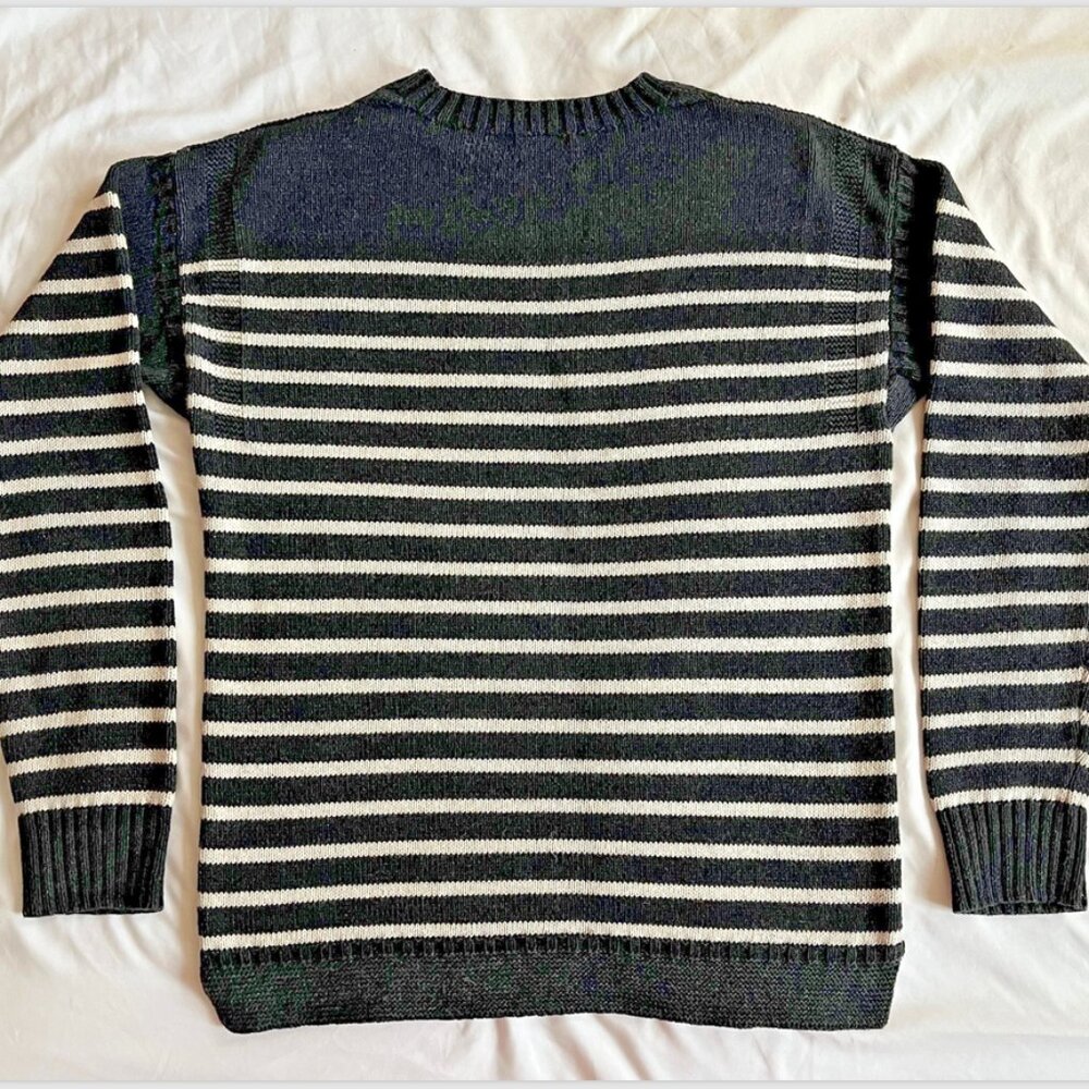 RRL / RALPH LAUREN COTTON KNIT STRIPE SWEATER. SIZE SMALL - Picture 2 of 6